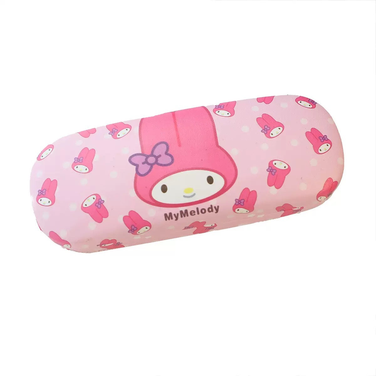 Cute PU Leather Cartoon Glasses Case Portable Prescription Eyewear Storage Box for Students